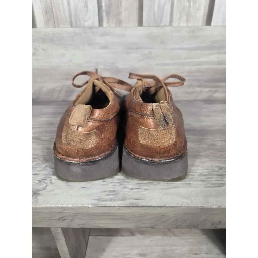 Dr. Martens 2B89 Brown Pebbled Leather Oxford Casual Shoes Men's US 11 UK 10 EU